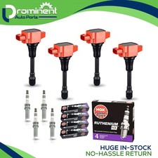 4 Energy Ignition Coil & 4 NGK Ruthenium Spark Plug for 07-18 Nissan Altima 2.5L
