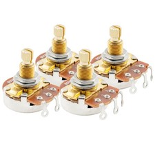 Musiclily Pro 4X Brass Shaft Full Metric B500K Linear Taper Guitar Potentiometer