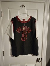 Mitchell Ness 97-98 Allen Iverson Sixers Swingman T-Shirt Jersey Sz Large