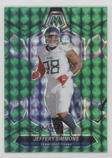 2024 Panini Mosaic Green Mosaic Prizm Jeffery Simmons #215 7rf