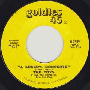 The Toys - A Lover's Concerto, 7'', (Vinyl)