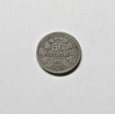 KAISERREICH: 50 Pfennig 1877 E, J. 8, sch&ouml;n/sehr sch&ouml;n, II.