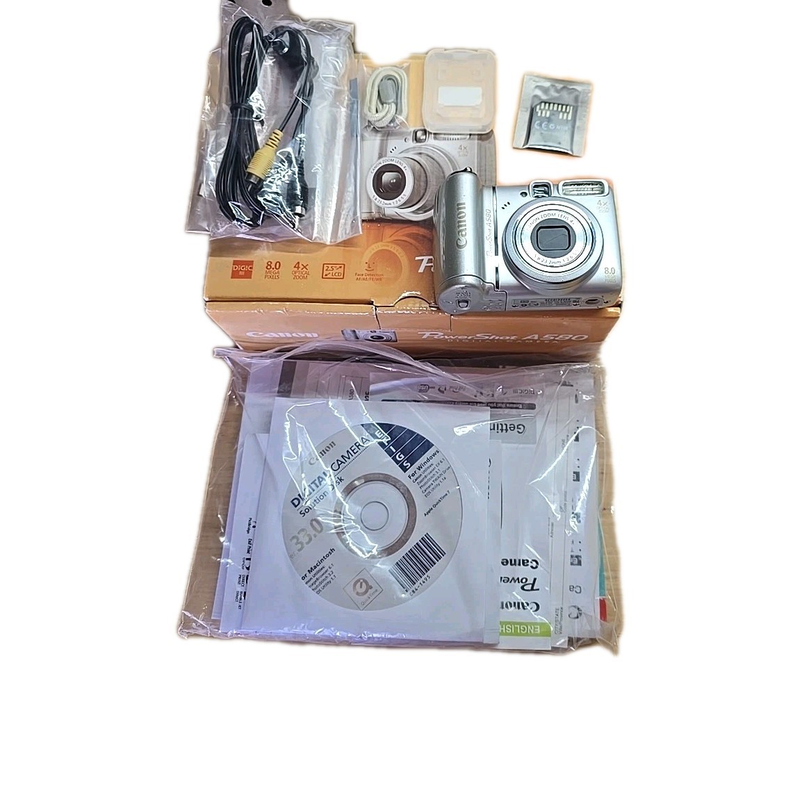 Canon PowerShot A580 デジタルカメラ Canon PowerShot A580 Digital Camera Complete In Box | eBay