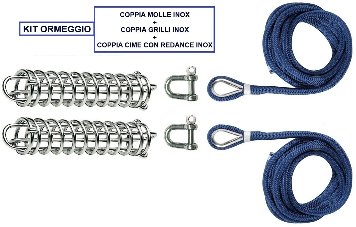 Cima per ormeggio Square-line - Blu navy - in vendita | Cime Ancora e