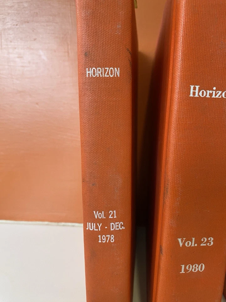 4 Bound Vintage volumns of Horizon magazine. 2- 1978,1979, 1980. Books - Image 2 of 4