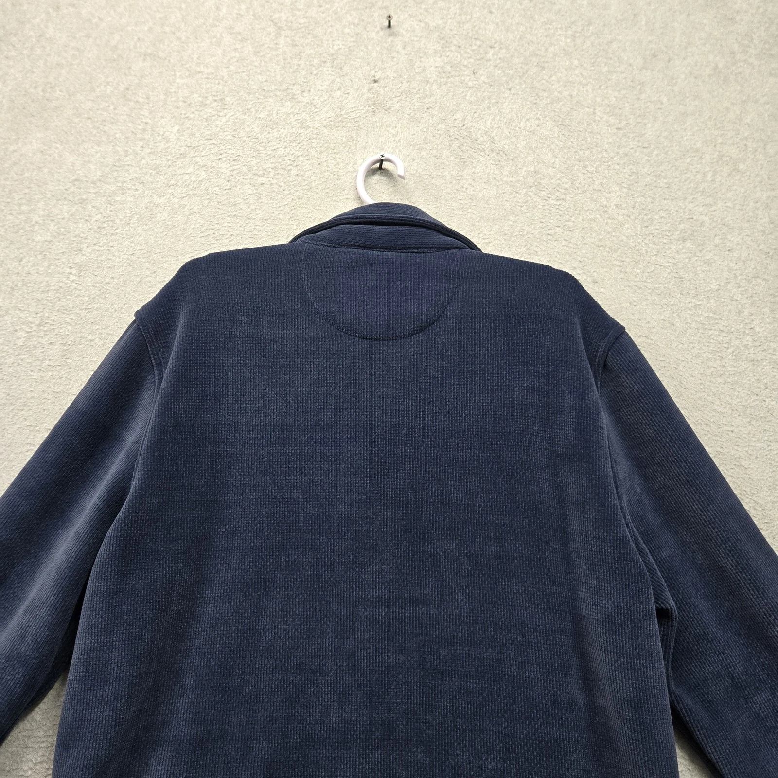 Copper & Oak Supply Co. Men Jacket L Blue Activewear Snap Button Logo NWT image 12