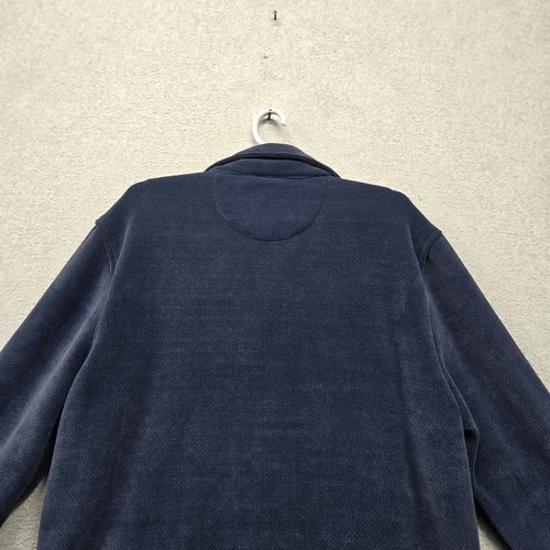 Copper & Oak Supply Co. Men Jacket L Blue Activewear Snap Button Logo NWT image 12