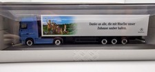 Herpa Werbemodell -  "Koffersattelzug BlueTec "  Mercedes Benz Actros  PC  1:87
