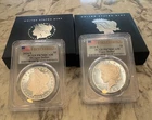 2024-S $1 Morgan and Peace Silver Dollar PCGS PR70DCAM MS70 First Strike Label
