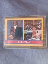 1990-91 NBA Hoops - Inside Stuff Michael Jordan, Magic Johnson #385