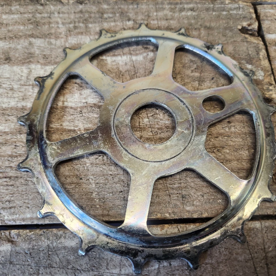 Vintage Skip Tooth Sprocket 26t NOS Balloon Chainring Six Arm Fits Wald Schwinn - Image 4 of 4