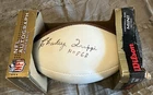 Charley Trippi Signed Mini Football HOF Ball Hall Of Fame Free Shipping