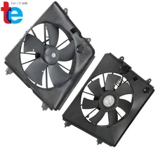 Radiator Cooling Fan and A/C Condenser Fan Set For Honda CR-V 2007- 2008 2009