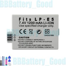 1200mah Battery for Canon LP-E5 EOS Rebel T1i XS XSi 450D 500D 1000D