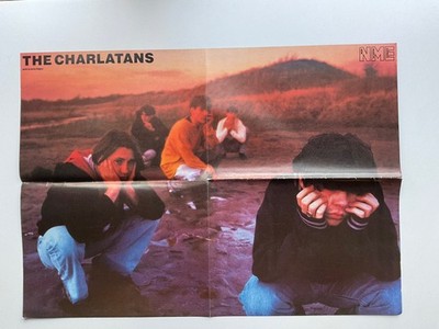 The Charlatans/James Tim Booth NME CLASSICS 1990 Poster 583x410mm Unused