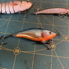 3 Vintage Fishing Lures From Clean Estate, 1 Rapala From Ireland, 1 Articulated — photo 6