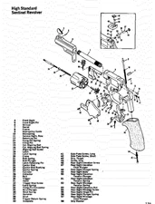 High Standard .22LR Sentinel R108 Parts