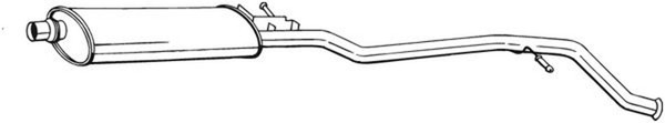 MittelschalldäMpfer Bosal 287-093 FüR 8B Peugeot 8E 8C 406 Break 16V-image