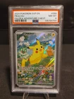 2023 Pokemon Paldea Evolved Pikachu ETB Promo #027 PSA 8 Mint