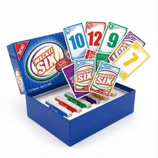WACKEE SIX Fast-Paced Chaotic Card Game for Large Groups - Up to 12 Players