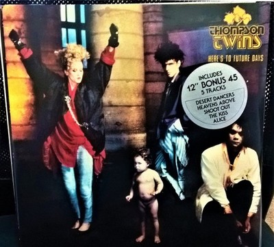 Thompson Twins Here's To Future D LP Album RE Gat + 12'' Vinyl Schallplatte 181