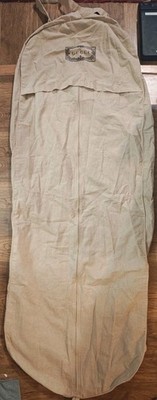 Gucci Garment Bag Travel Clothes Suit Jacket Case 53x19 Cotton Blend Beige 