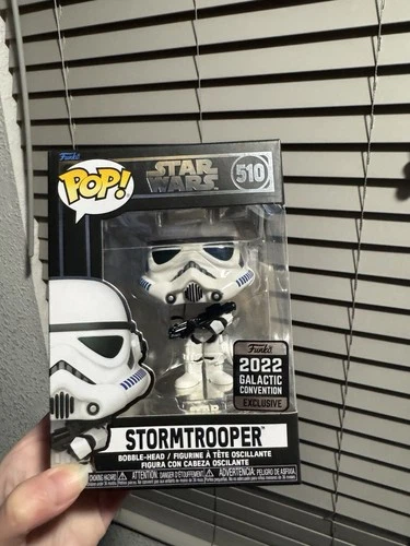 NEW Funko Pop! Star Wars #510 Stormtrooper 2022 Galactic Convention Bobble Head