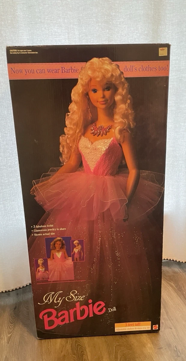 My Size Barbie 1992 Year Manufactured Barbie Dolls & Doll Playsets