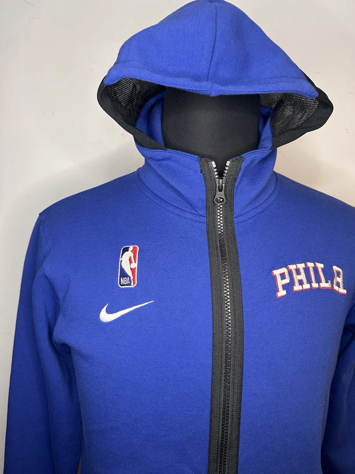 Nike Big Boy Philadelphia 76ers Auténtica Chaqueta con Capucha Showtime Talla Grande Foto 3 de 4