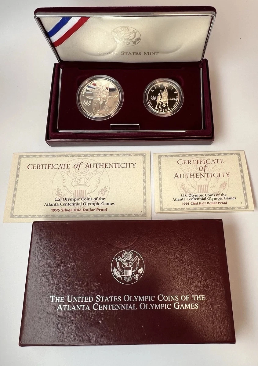 1995 Olympic Coin In Us Modern Silver/Clad Commemorative Coins