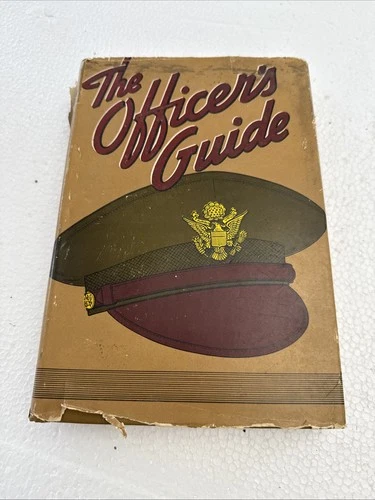 WW2 US Military 1943 “The Officers Guide” Guidebook w/ Dust Jacket