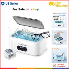 Ultrasonic Jewelry Cleaner Machine 48kHz Large Capacity Deep Cleaning Metal