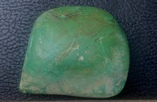 Stone Mountain Turquoise BIG GREEN Large Pre Form Cabochon 42 Grams-210 Carats