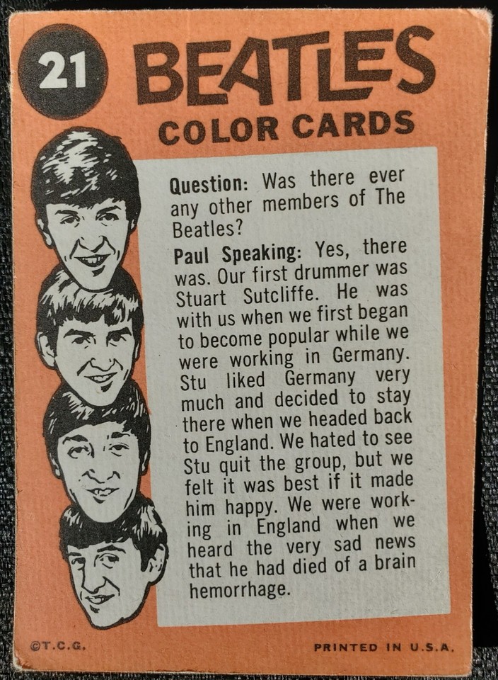 Beatles John Lennon Paul McCartney George Harrison Ringo Starr Color ...