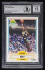 SHAWN KEMP Signed 1990 Fleer RC Card Beckett GEM MINT 10 Auto Seattle Sonics