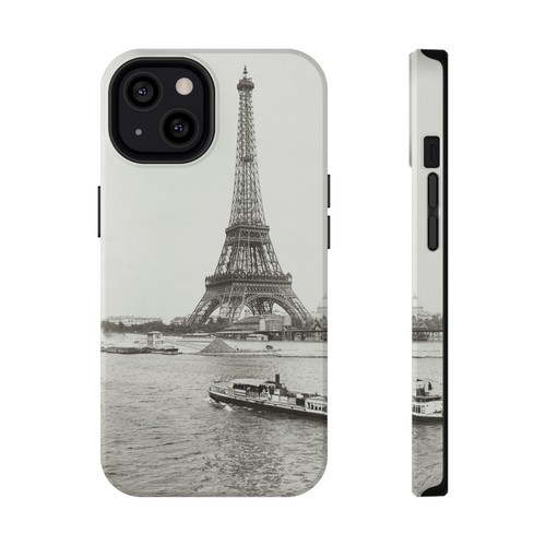 Parisian Eiffel Tower Vintage Photo - Tough Phone Case - Paris Mobile Cover - 第 99/151 張圖片