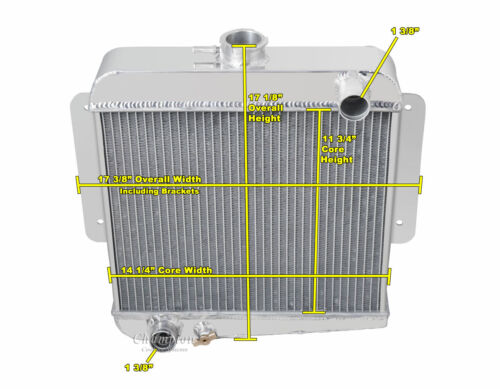 3 Row Monster Champion Radiator for 1963 - 1965 Datsun Fairlady SPL310 L4 engine - Bild 3 von 6