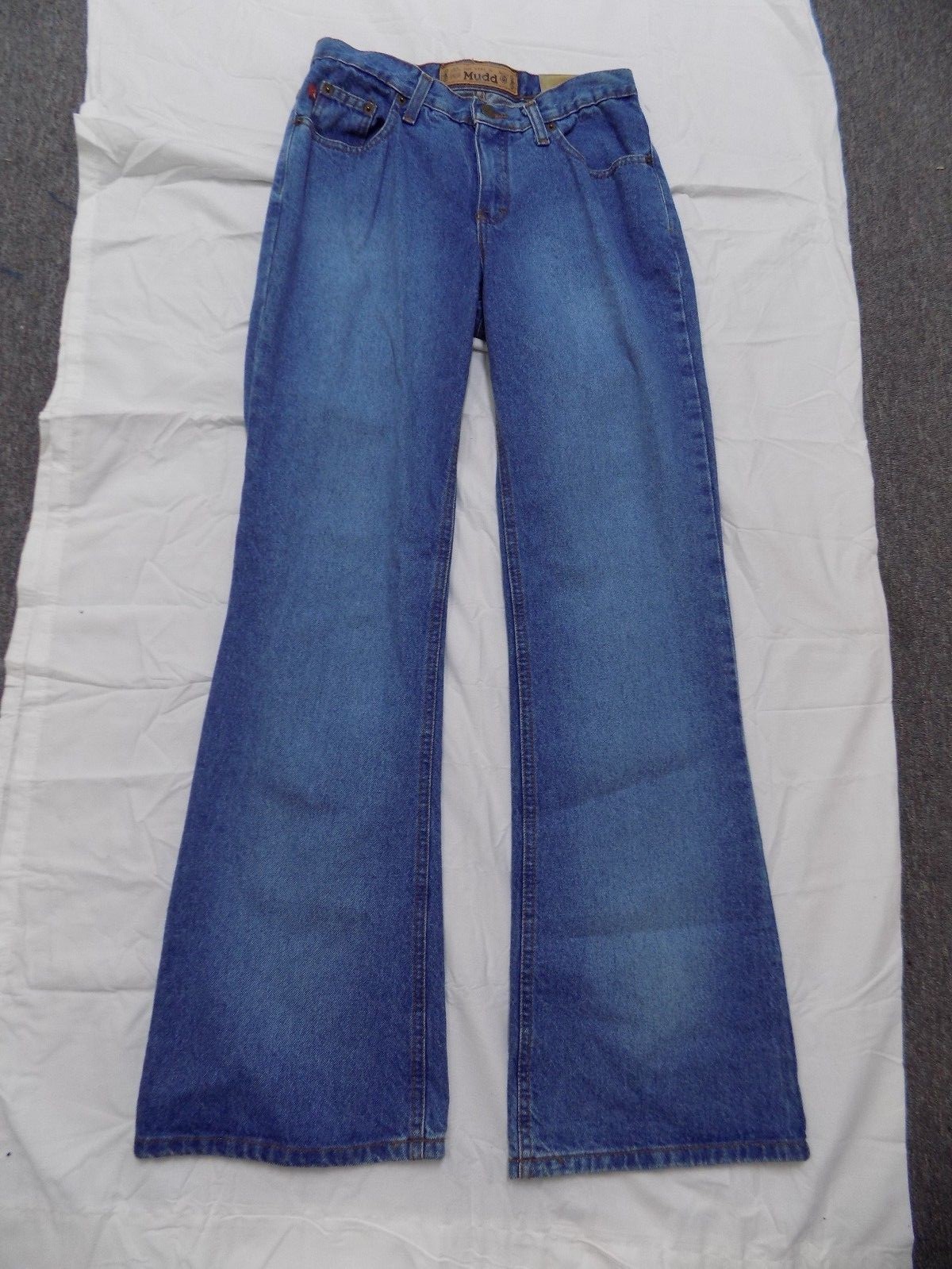 New Mudd Blue Jeans Flare Bell Bottoms Denim Junior 7 28X31 435841 eBay