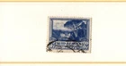 SOUTH AFRICA 1951 3d BLUE WITH FLYING SAUCER FLAW USED SG;117ab Cat £100 faults