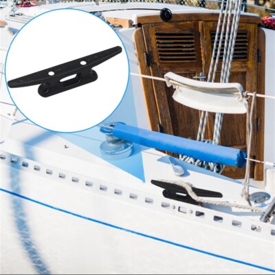 Boat Cleat Zinc Alloy 99*13mm Hanging Boat Fenders Rope Secure Fastener 2 Hole
