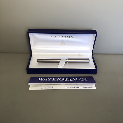 Waterman Paris Füllfederhalter | Edelstahl | Schreibset | #B12