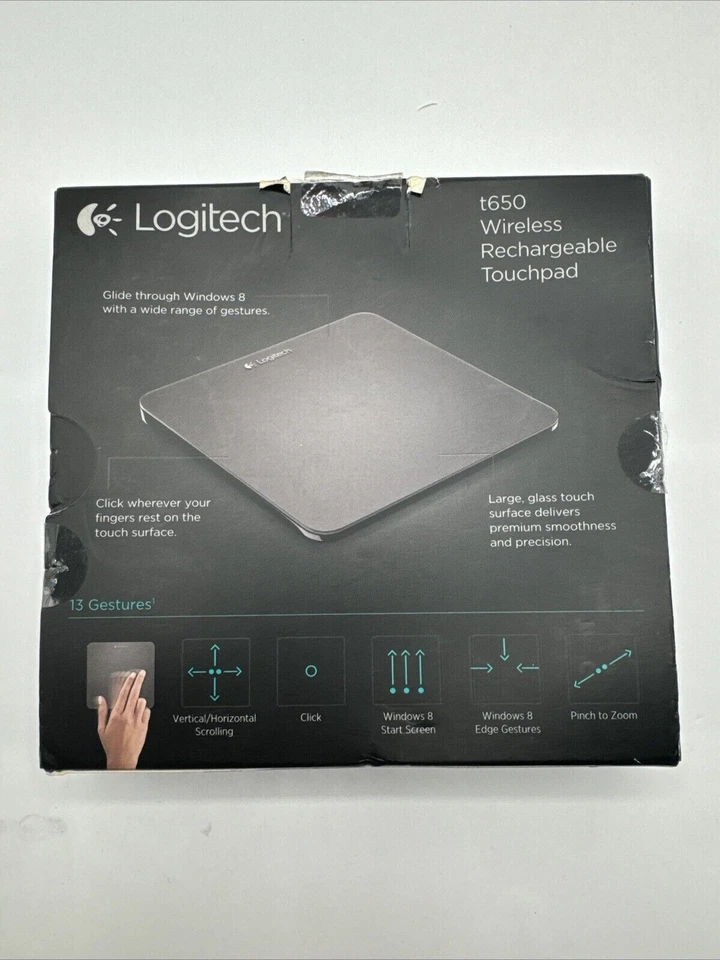 Logitech Touchpad t650 Wireless Rechargeable Mouse - NEW - Image 2 of 3
