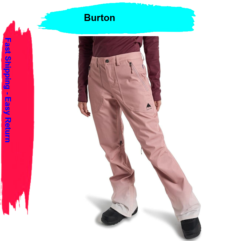 Burton Womens' Vida 2L Waterproof Snow Pants ( XLarge, Blush Pink