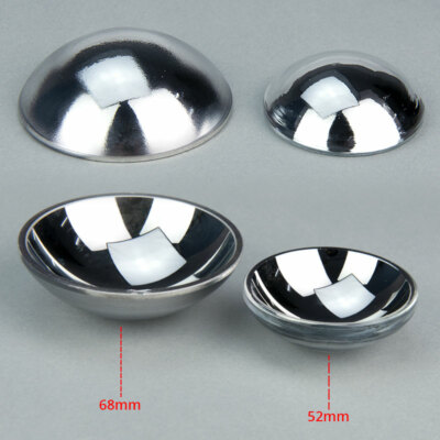 Spherical Reflector Concave Reflective Mirror DIY Projector Optical Lens 68/52mm