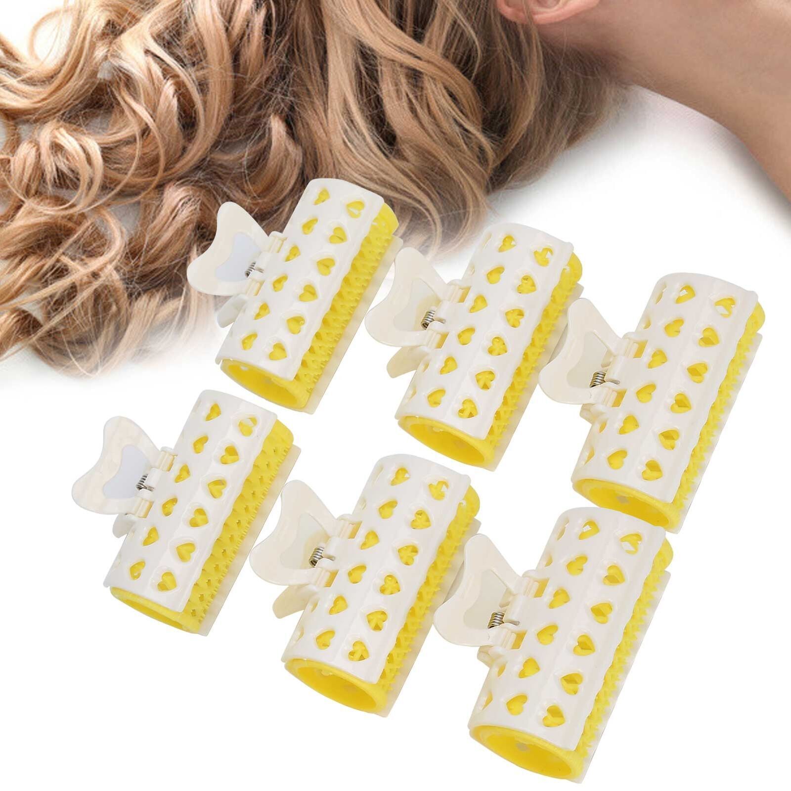6pcs/set Hair Roller Clamps Curler Portable DIY Hairdressing Tools for
