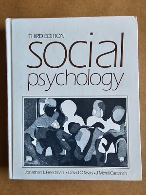 Social Psychology by L. Jonathan 3rd Ed. (Hardback, 1978)