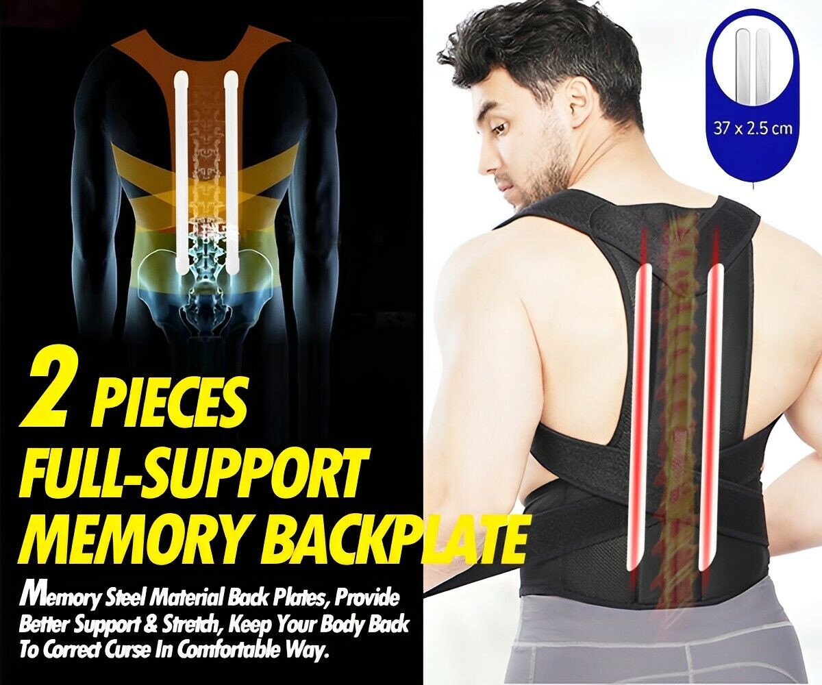 Back Brace Posture Corrector for Women Men Back Pain Relief Lumbar