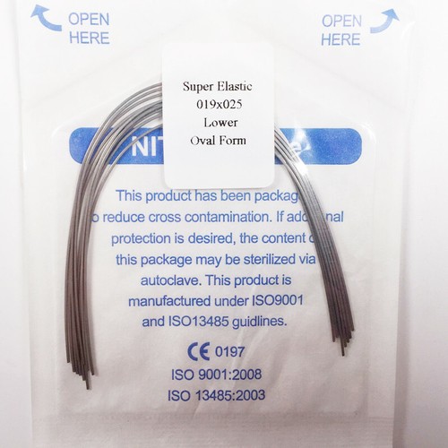 10packs Dental Orthodontic Arch Wires Rectangular Niti Super Elastic Oval Form - Picture 24 of 26
