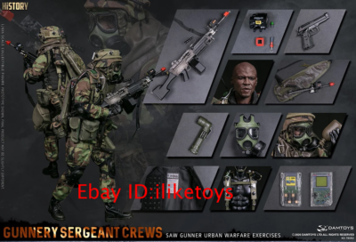 ミリタリー 1/6MARINE CORPS GUNNERY SERGEANT CRRWS DAMToys Gunnery Sergeant Crews Marine Corps Soldier 1/6