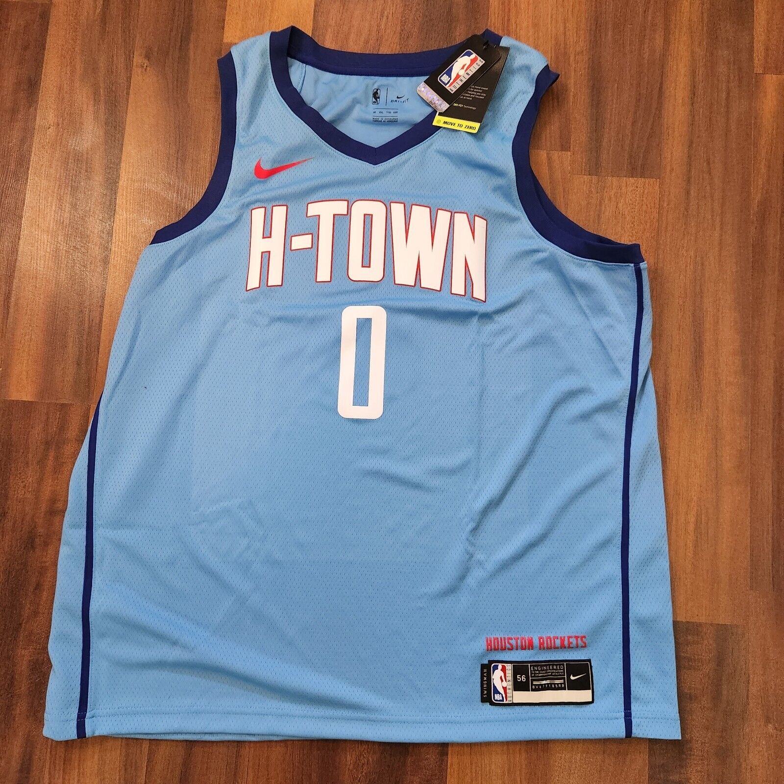 Nike Houston Rockets Dri-Fit City Edition Jersey Dark Blue